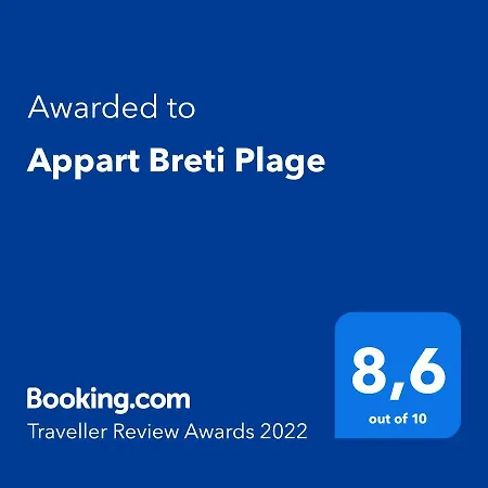 Appart Breti Plage 1 Avec Parking - 50M De La Plage Apartment